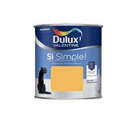 Dulux Valentine Peinture Si Simple Peinture Intérieure Toutes Pièces - Peinture Mur et Plafond, Porte et Plinthe - Couleur : Le Jaune - 0,5 L