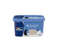 Dulux Valentine Peinture Si Simple Peinture Intérieure Toutes Pièces - Peinture Mur et Plafond, Porte et Plinthe - Couleur : Le Kraft Satin - 2,5 L