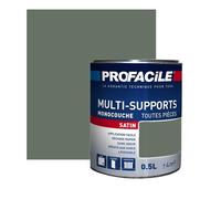 Peinture intérieure multi-supports, satin, murs, plafonds, boiseries, radiateurs, sans odeur 0.5 litre Kaki