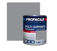 Peinture intérieure multi-supports, satin, murs, plafonds, boiseries, radiateurs, sans odeur 0.5 litre Feutrine