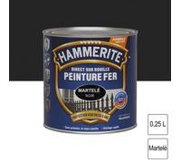 HAMMERITE FER MARTELE 0.25L NOIR
