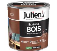 Peinture - JULIEN - Ral 8004 - Satiné - 2.5L - 12 ans - Bois extérieur