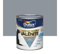 Dulux Valentine Peinture Laque Valénite Glycéro Multisupport Intérieur-Extérieur - Grande Résistance pour Boiseries et Ferronneries - Aspect Mat Gris Building 2L