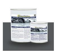 Peinture laque époxy pour garage Kit de 1 Kg Gris Ardoise RAL 7015