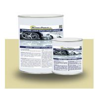 Peinture laque époxy pour garage Kit de 1 Kg Ivoire RAL 1015