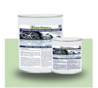 Peinture laque époxy pour garage Kit de 1 Kg Vert Pastel RAL 6019