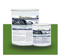 Peinture laque époxy pour garage Kit de 5 Kg Vert Gazon RAL 6010