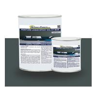 Peinture laque époxy sol et mur Kit de 1 Kg Gris Anthracite RAL 7016