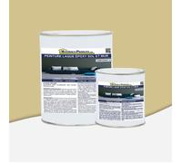 Peinture laque époxy sol et mur Kit de 1 Kg Jaune Sable RAL 1001 - REVET10 - MATPRO