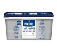 RIPOLIN Mat Parfait - Peinture intérieure pour Murs & Plafonds - Blancheur Extrême - Sans Trace de Rouleau - Technologie UNILISS - Lessivable - Mat - 2,5L - Blanc