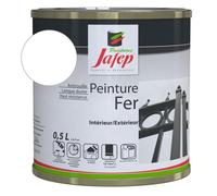 Peinture métal antirouille Jafep 0.5 L blanc mat