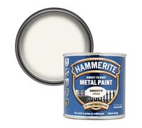 Peinture métal Lisse 5122058 HM - 250 ML - Crème - Ici Hammerite | Le format aérosol permet une application facile directement sur le métal rouillé sans apprêt ou sous-couche nécessaire.
