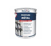 Peinture métal - METALTOP - RAL 9001 Blanc crème - 5 L - Protection antirouille durable - Finition satin - Pour métaux ferreux