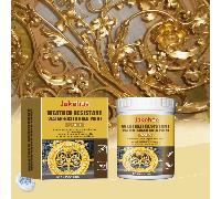 Peinture métallique résistante aux intempéries, peinture décorative à base d'eau dorée pour les colonnes romaines, peinture à la feuille d'or pour l'extérieur, assortiment aléatoire de nouveaux et anc