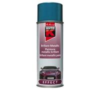 Peinture Métallisée Auto-K - Bombe Aérosol Spray de Peinture Métallisée Auto Moto - Turquoise Imola - 400 ml - Ref. 233111