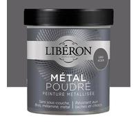 Libéron Peinture métallisée Métal Poudré Gris Acier 0,5 L