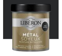 Peinture métallisée Libéron Métal Soyeux Noir sidéral 0,5 L
