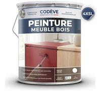 Peinture Meuble Bois - 20 L - Codeve Bois - RAL 9010 - Blanc pur
