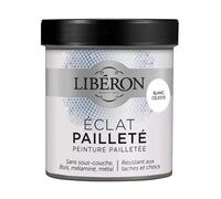 Libéron Peinture décorative L'éclat Pailleté, Blanc céleste, 500 ML