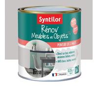 Peinture meuble et boiserie Rénov' SYNTILOR gris pierre mat 0.5 l
