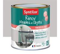 Peinture meuble et boiserie Rénov' SYNTILOR gris pierre mat 0.5 l Gris G