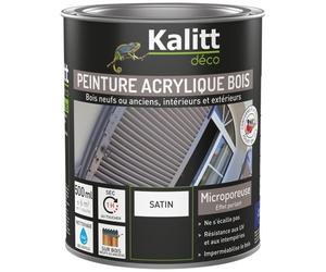 Peinture microporeuse 500 ml Extérieur Bois Satin - Lagune
