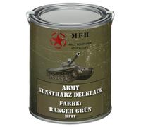 Peinture militaire en pot 1 l MFH - Ranger Green (RAL7013)