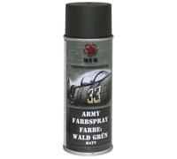 Peinture militaire en spray 400 ml MFH - Forest Green (RAL6031)