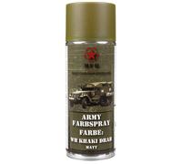Peinture militaire en spray 400 ml MFH - WH Khaki Drab (RAL7008)