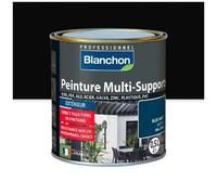 Peinture multi-supports application extérieur Noir RAL 9005 0,5L BLANCHON