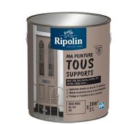 Peinture multi-supports - Beige moka - RAL 1019 - Mat - Ripolin - 2L