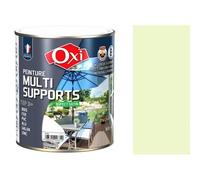Peinture multi supports bois fer alu galva zinc pvc métaux Blanc crème 2.5L OXI direct sans sous couche