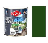 Peinture multi supports bois fer alu galva zinc pvc métaux Vert jardin 2.5L OXI direct sans sous couche