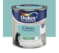 Peinture multi-supports Dulux Valentine Crème de Couleur Satin Vert jade 0,5 L