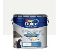 Peinture Multi-supports Façade - DULUX VALENTINE - Blanc BW 10 L - Mat - Très haute adhérence - Résiste aux intempéries