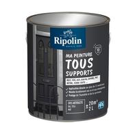 Peinture multi-supports - Gris anthracite - RAL 7016 - Mat - Ripolin - 2L