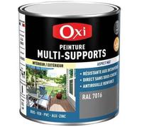Peinture Mate Multi-supports 0.5 L Top 3+ - Gris Anthracite