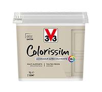 Peinture Multi-supports V33 Colorissim Satin Grège 1 L