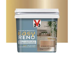 Peinture Multi-Supports V33 Easy Réno Or blanc 0,75 L
