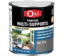 Peinture Satin Multi-supports 0.5 L Top 3+ - Gris Anthracite