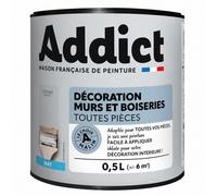 Peinture multisupports Addict' Peinture 0,5L cèdre vert mat