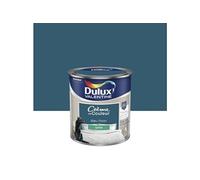 Peinture - DULUX VALENTINE - Crème de Couleur - Satin - Bleu paon - 0.5L
