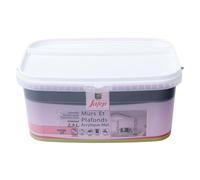 Peinture mur et plafond acrylique mate rouge vif 2,5L Jafep