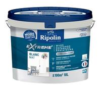 Peinture mur et plafond monocouche mat blanc 10L Ripolin