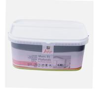 Peinture mur et plafond satinée rouge vif 2,5L Jafep