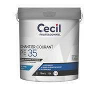 Peinture murale acrylique mate blanche Cecil Professional 15L