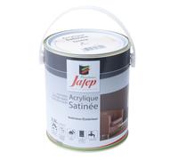 Peinture murale - JAFEP - Ivoire Satin - Acrylique - Satiné - 2,5 L - Lavable