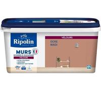 Peinture Murs, Boiseries & Radiateurs Ripolin, Ocre Wadi Velours, 2.5 L, Ecolabel