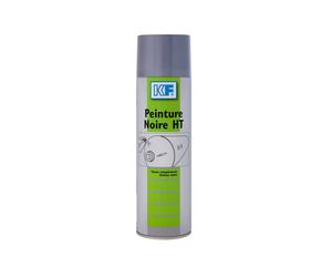 Peinture noire Haute Température mat aérosol 500ml KF