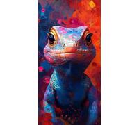 Peinture Numero Le Lézard Peinture Acrylique 60x120cm x-407